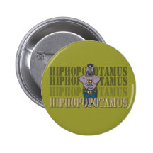 Hiphop-opotamus Button