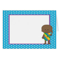 Hippie Baby African American Blue Polka Dots 2