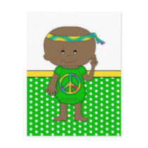Hippie Baby African American Green