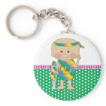 Hippie Baby Green keychains