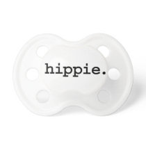 hippie. pacifiers