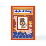 Hippie Birthday Card