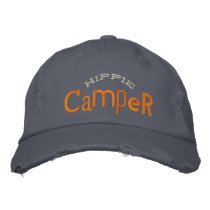 Hippie Camper Embroidery Hat