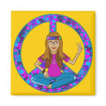 Hippie Chick magnets