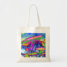 Hippie Dippie Trippy Tote Canvas Bag