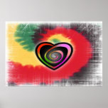 Hippie Heart Poster posters