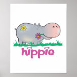 hippie hippo print