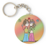 Hippie Lovers Keychain