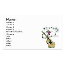 hippie music retro vector design business cards