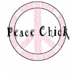 Hippie Peace Chick T-Shirt