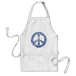 Hippie Peace in all Languages aprons