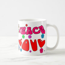 Hippie Peace Mugs
