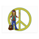 Hippie Peace Postcards