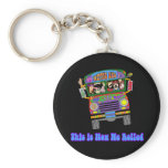 Hippie School Bus keychains