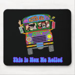 Hippie School Bus mousepads