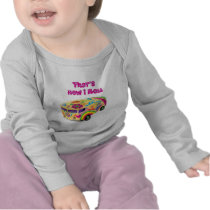 hippie van retro  how i roll tshirts