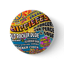 Hippiefest Concert Poster Pin