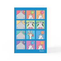 HIPPO BIRDIE FACES