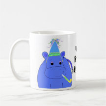 Hippo Birthday - Big Fella' Coffee Mug