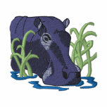 Hippo Head embroidered shirts