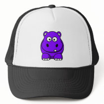 Hippo Purple Mesh Hat