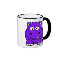 Hippo Purple Mug