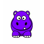 Hippo Purple t-shirts
