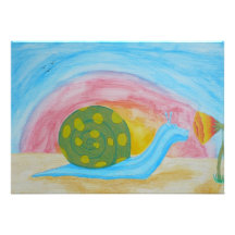 Hippo-Snail Invitation