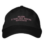 HIPPOCRATES QUOTE - HAT embroidered hats