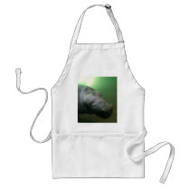 Hippopotamus Abstract Apron