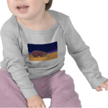 Hippopotamus and Rabbit Love Valentine Tee Shirt