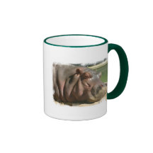 Hippopotamus Ceramic Coffee Mug