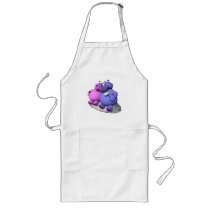 hippos in love aprons