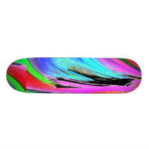 Hippy Colour Wave Skateboard