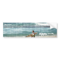 hippy farm bumper sticker