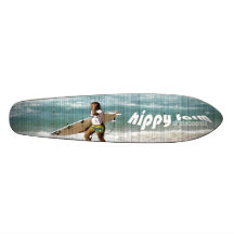hippy farm sunset deck skate decks