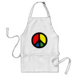Hippy Groovy Peace Symbol aprons