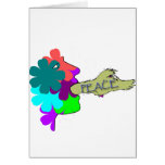 Hippy Peace Card