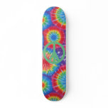 Hippy Peace Tie Dye Skateboard