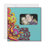 Hippy Save the Date Photo Invitation