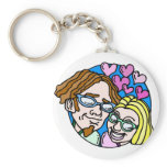 Hippy Valentine Keychain