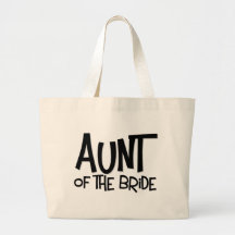 Hipster Aunt of the Bride Canvas Bags