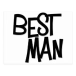 Hipster Best Man Postcard