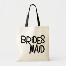 Hipster Bridesmaid Canvas Bag