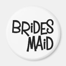 Hipster Bridesmaid Magnets