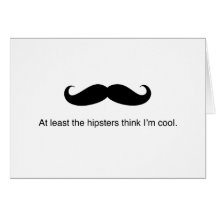 Hipster Cool.gif Greeting Card