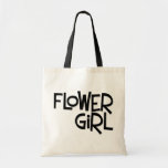 Hipster Flower Girl Canvas Bag