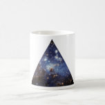 hipster space triangle mug