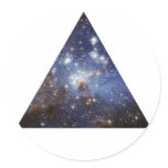 hipster space triangle sticker