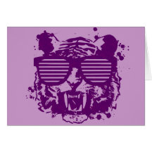 Hipster Tiger Cards